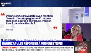 Handicap: Sophie Cluzel assure que les personnes dépendantes peuvent se déplacer avec un accompagnant