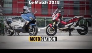 Honda X-ADV vs Yamaha TMAX DX : Le match choc scooter 2018 !