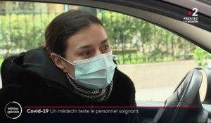 Coronavirus : un "drive" médical pour tester les patients dans la rue
