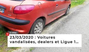 Voitures vandalisées, dealers et ligue 1… Cinq infos bretonnes du 23 mars