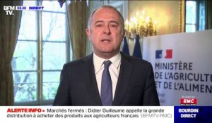 Le ministre de l'agriculture, Didier Guillaume, appelle les citoyens à "acheter français"