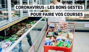 Coronavirus : les bons gestes pour faire vos courses