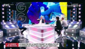 Le monde de Macron: Le ministre de la Santé promet de démultiplier le nombre de tests réalisés sur le territoire - 25/03