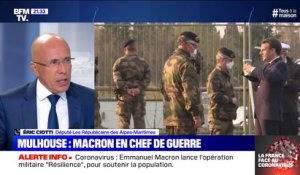 Macron à Mulhouse: pour Eric Ciotti, "les Français attendent des actes"