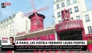 Coronavirus : les hôtels ferment leurs portes à Paris