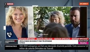 VIRUS - L’héroïne de la série « Candice Renoir » Cécile Bois témoigne dans "Morandini Live" sur son combat contre le Covid-19
