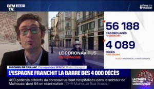 Coronavirus: en Espagne, 4089 morts depuis le début de l'épidémie