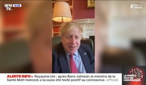 "Nous allons le vaincre ensemble", témoigne Boris Johnson, testé positif au coronavirus