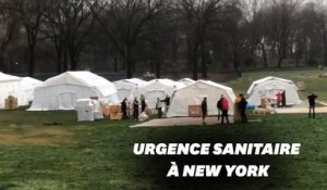 Coronavirus : À New York, un hôpital de campagne en plein Central Park