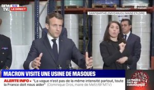 Emmanuel Macron "il n'y avait pas lieu de stocker des milliards de masques"