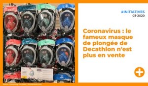 Coronavirus : le fameux masque de plongée de Decathlon n'est plus en vente