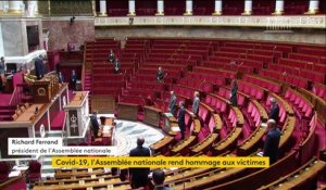 Coronavirus : l'Assemblée nationale observe une minute de silence en hommage aux victimes