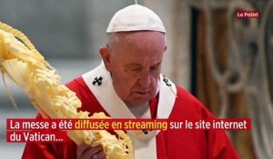 Coronavirus : le pape célèbre la messe des Rameaux au Vatican, sans fidèles
