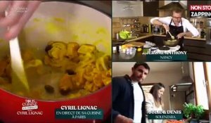 Tous en cuisine : Une invitée de Cyril Lignac se blesse en direct (Vidéo)