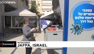 En Israël, les cabines de tests rapides de Covid-19 assurent la sécurité de tous