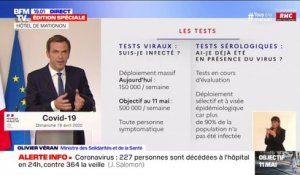 Coronavirus: le gouvernement souhaite faire "500.000 tests par semaine  d'ici au 11 mai", assure Olivier Véran