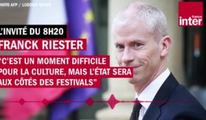 Franck Riester : "C’est un moment difficile pour la Culture, mais l’État sera aux côtés des festivals"