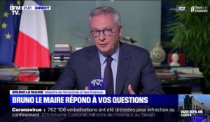 Relance: Bruno Le Maire annonce "110 milliards d'euros de soutien à notre économie"
