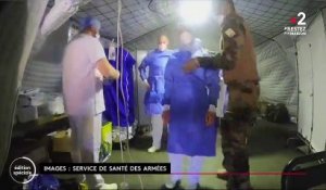 Coronavirus : une infirmière militaire en première ligne