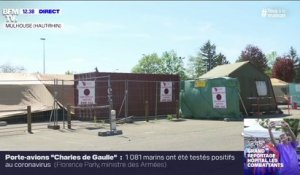 Coronavirus: à Mulhouse, une partie de l'hôpital de campagne a été démontée