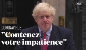 Remis du Covid, Boris Johnson fait son premier discours depuis sa sortie de l'hôpital