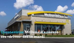 McDonald’s rouvre ses «drives»