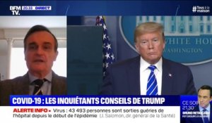 Coronavirus: selon l'ancien ambassadeur de France aux États-Unis, "les propos de Trump n'étaient pas sarcastiques"