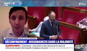 Aurélien Taché "regrette que le vote intervienne aussitôt après" la déclaration d'Edouard Philippe
