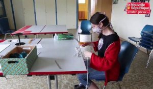 VIDEO. Poitiers : l'association Pourquoi Pas la Ruche fabrique des masques