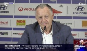 Football: pour le président de l'OL, Jean-Michel Aulas, la fin prématurée de la saison "va poser un certain nombre de problèmes" (info RMC sport)