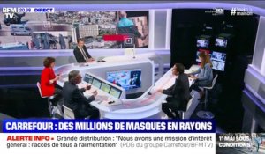 Alexandre Bompard (PDG Carrefour): "Le masque chirurgical sera à 60 centimes""