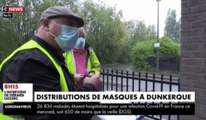 Coronavirus - A Dunkerque, des agents municipaux distribuent des masques gratuitement aux habitants - VIDEO