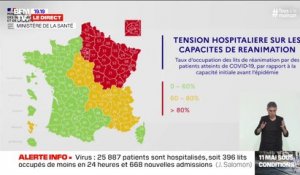Jérôme Salomon dévoile la carte du déconfinement en fonction de la tension hospitalière