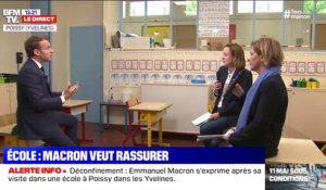 Rentrée scolaire: Emmanuel Macron "comprend l'angoisse" des maires
