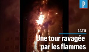 Emirats Arabes Unis : un incendie ravage une tour résidentielle de 49 étages