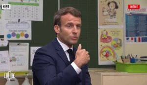 Macron et le retour à l’école - Clique, 20h25 en clair sur CANAL+