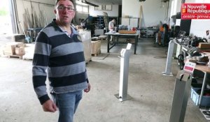 VIDEO. Poitiers : une PME se lance dans la fabrication d'une borne distributrice de gel hydroalcoolique