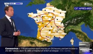 Des averses orageuses s'installent progressivement sur la France ce vendredi