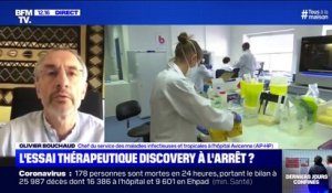 Le chef du service des maladies infectieuses à l'hôpital Avicenne Olivier Bouchaud juge que l'essai thérapeutique Discovery est "un fiasco" au vu des ambitions européennes