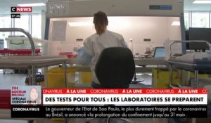 Des tests pour tous : les laboratoires se préparent