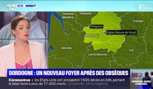 Coronavirus: en Dordogne, un foyer détecté après des obsèques