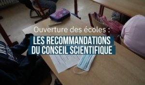Ouverture des écoles : les recommandations du conseil scientifique