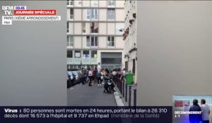 Confinement: images de relâchement samedi dans le 11e arrondissement de Paris