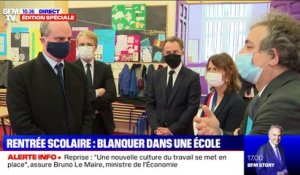 Rentrée scolaire: Blanquer dans une école - 11/05