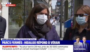 Anne Hidalgo demande la réouverture des parcs et jardins : "Il faut permettre aux Parisiens d'avoir plus espaces pour respirer"