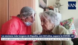 Coronavirus - Une femme de 113 ans, présentée comme la doyenne d'Espagne, a guéri dans une maison de retraite dont plusieurs résidents infectés par le Covid-19 sont décédés