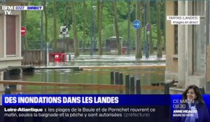 Les Landes touchées par des inondations après d'importantes intempéries