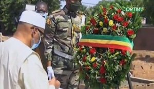 ORTM / 16 Mai - Hommage au Pr Modibo Keita - Dépôt d’une gerbe de fleurs du Chef de l’Etat Ibrahim Boubacar