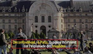 Déconfinement : à Paris, la police intervient sur l'esplanade des Invalides