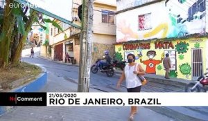 Un graffeur brésilien rend hommage aux soignants